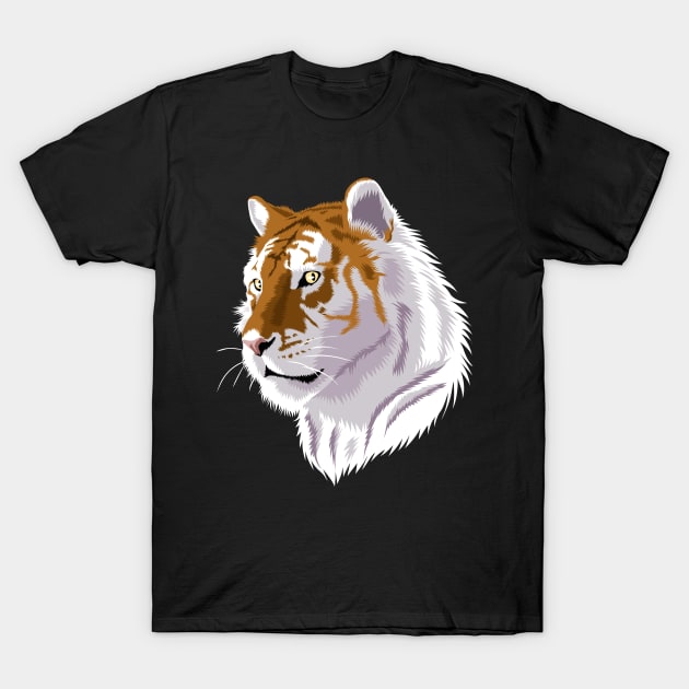 Tiger face T-Shirt by albertocubatas